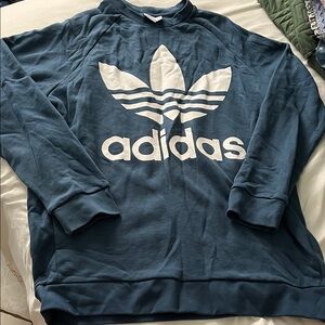 Adidas Trefoil Logo Oversized Sweatshirt L